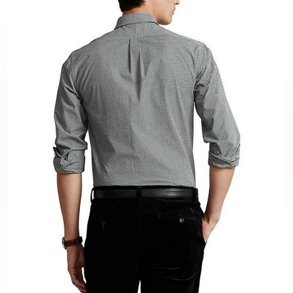 Polo by Ralph Lauren Andrew 100% Cotton Button-up Long Sleeve Shirt - Sz 16 1/2 - Picture 2 of 8